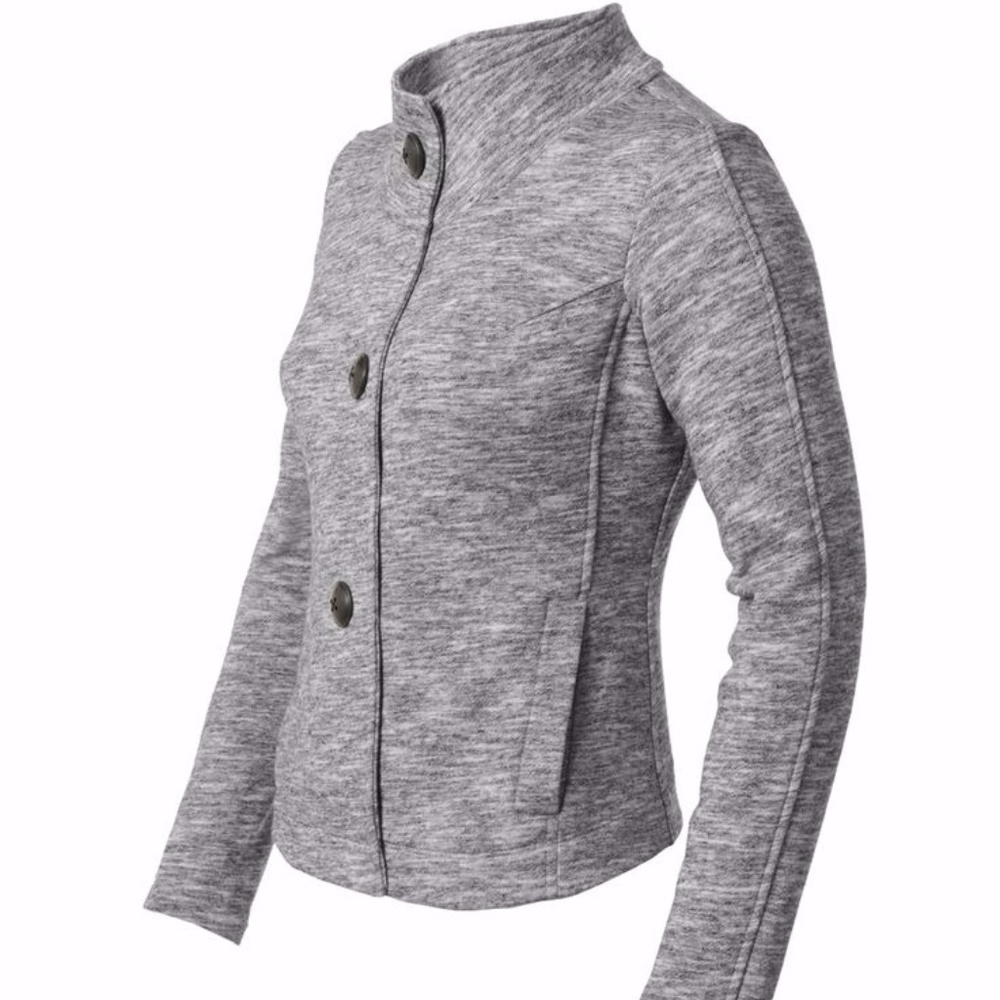 Cabi Hourglass Gray Sweatshirt Jacket Size XL